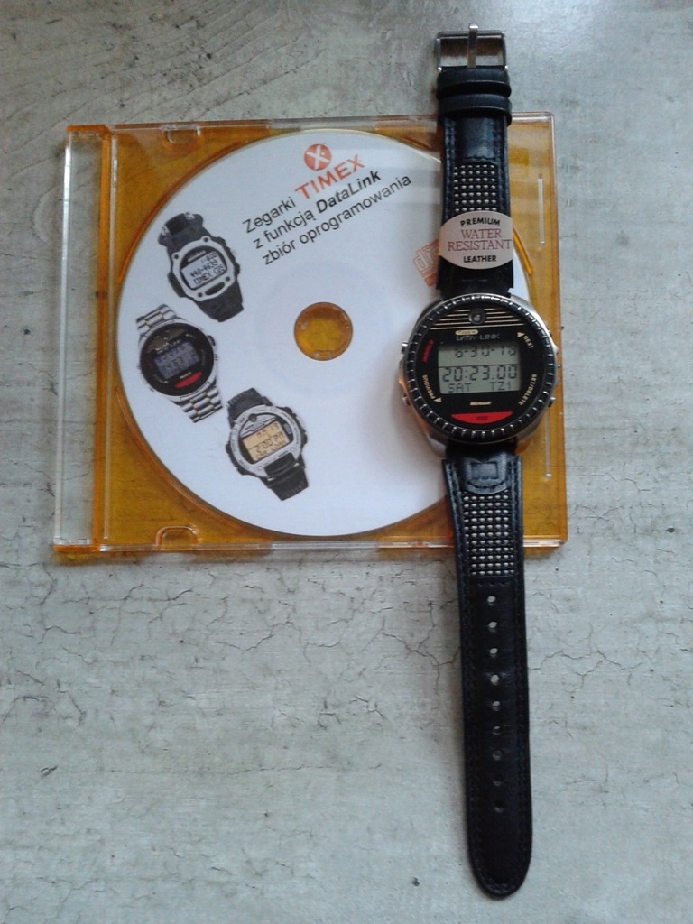 Timex Data Link Model 150 NASA nowy pasek i CDopr.