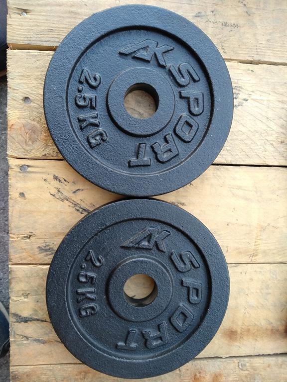 Obciążenie Żeliwne AK Altrom Knirsch 2x2,5kg 30mm