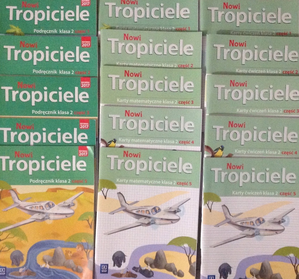 NOWI TROPICIELE KLASA 2 PAKIET 15 CZĘŚCI WSiP