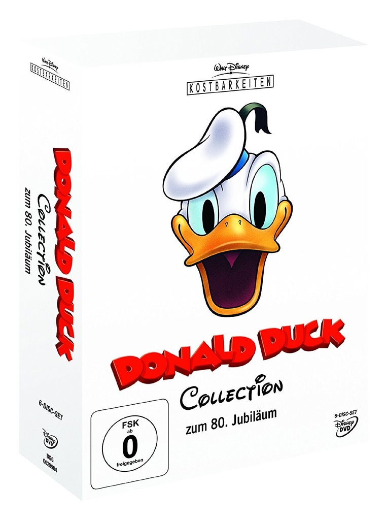 . Kaczor Donald Duck Walt Disney 1934-1950 6 x DVD