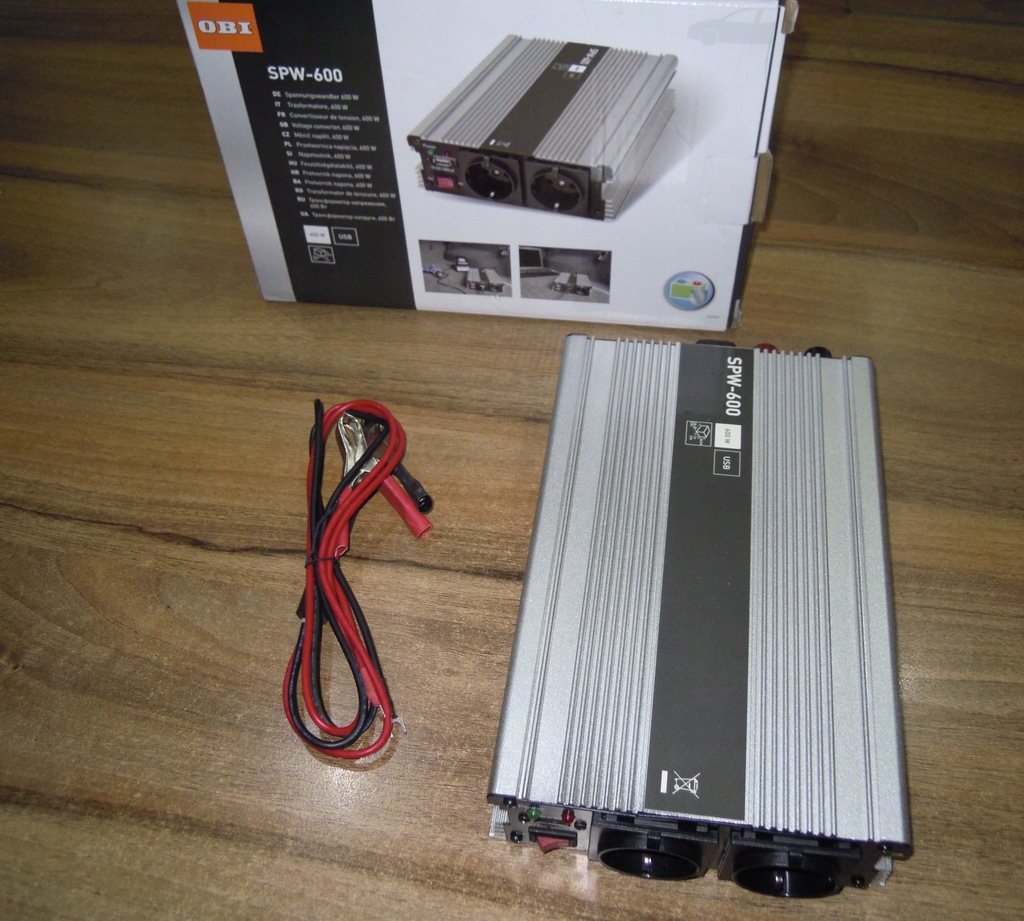 Przetwornica napięcia z OBI - SPW-600 (600W)
