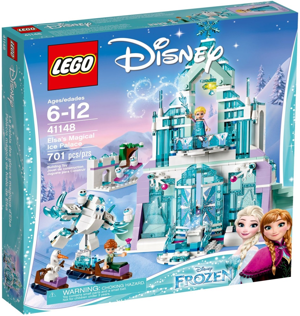 LEGO FROZEN PAŁAC LODOWY ANNA I ELSA ZAMEK KRAINA