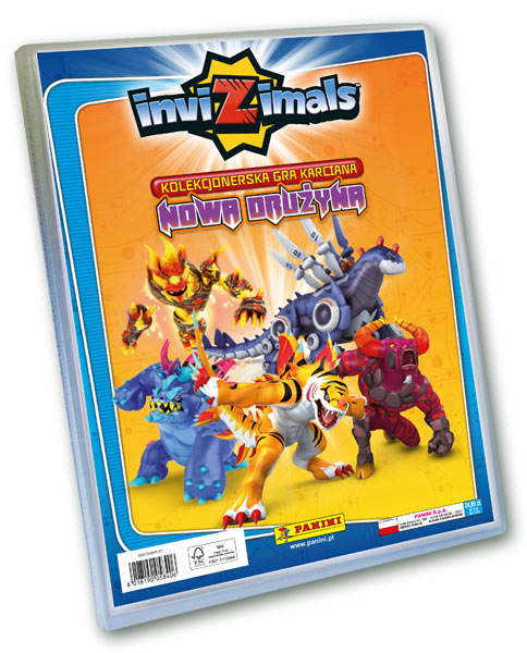 PANINI INVIZIMALS NOWA DRUŻYNA ALBUM + 30 KART