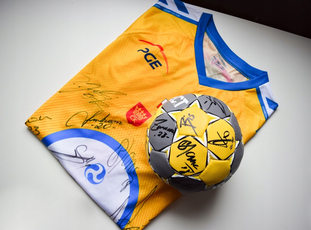Koszulka i piłka z autografami PGE VIVE KIELCE