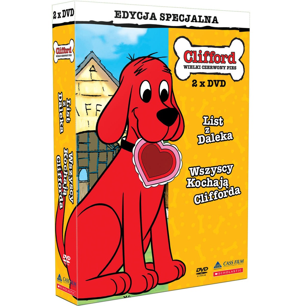 Clifford. Wielki czerwony pies, 2 DVD David Bowers