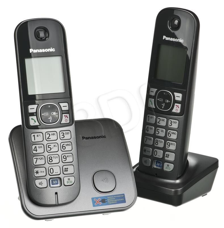 Telefon przewodowy Panasonic KX-TG6812 PDM ( szary