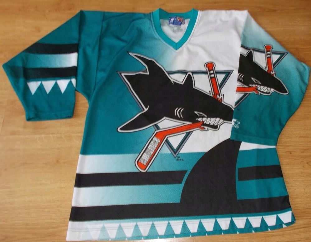 Koszulka Starter San Jose Sharks NHL Oldschool L