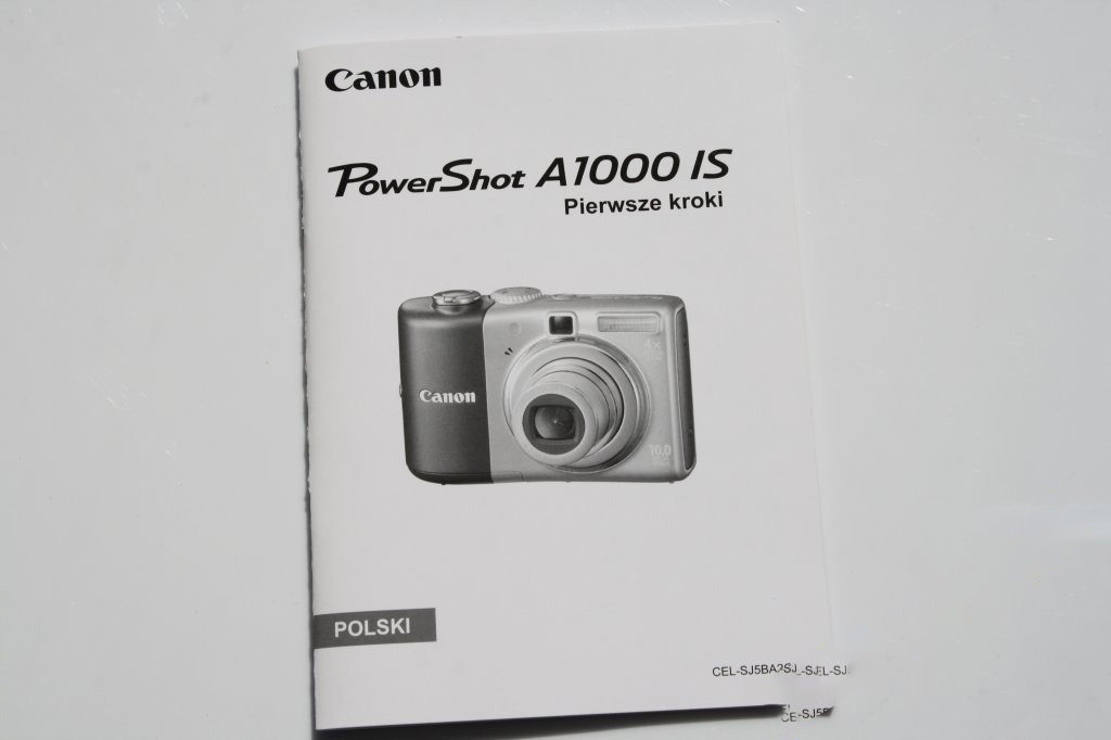 Canon A1000 Instrukcja Obsługi PL wysyłka 24H!