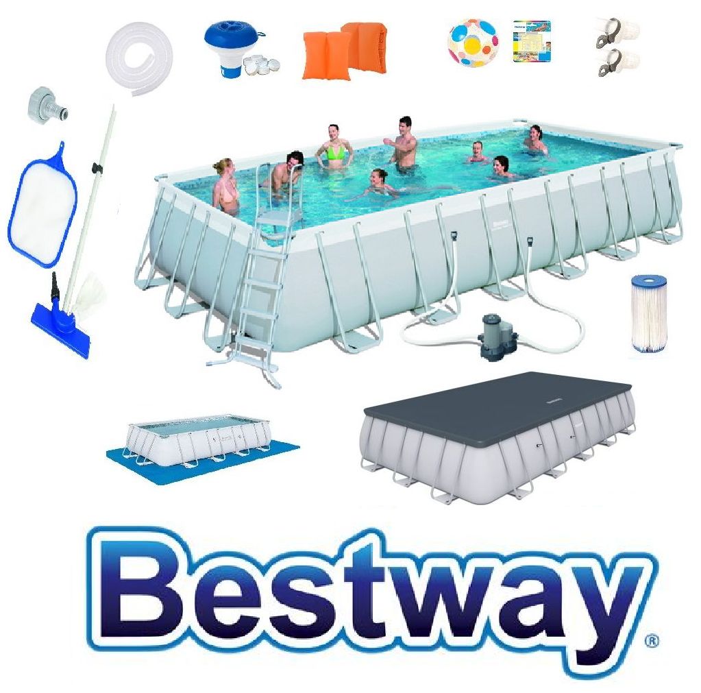 BASEN BESTWAY 732x366x132 NOWY MEGA ZESTAW 23w1 - 7377258150 ...