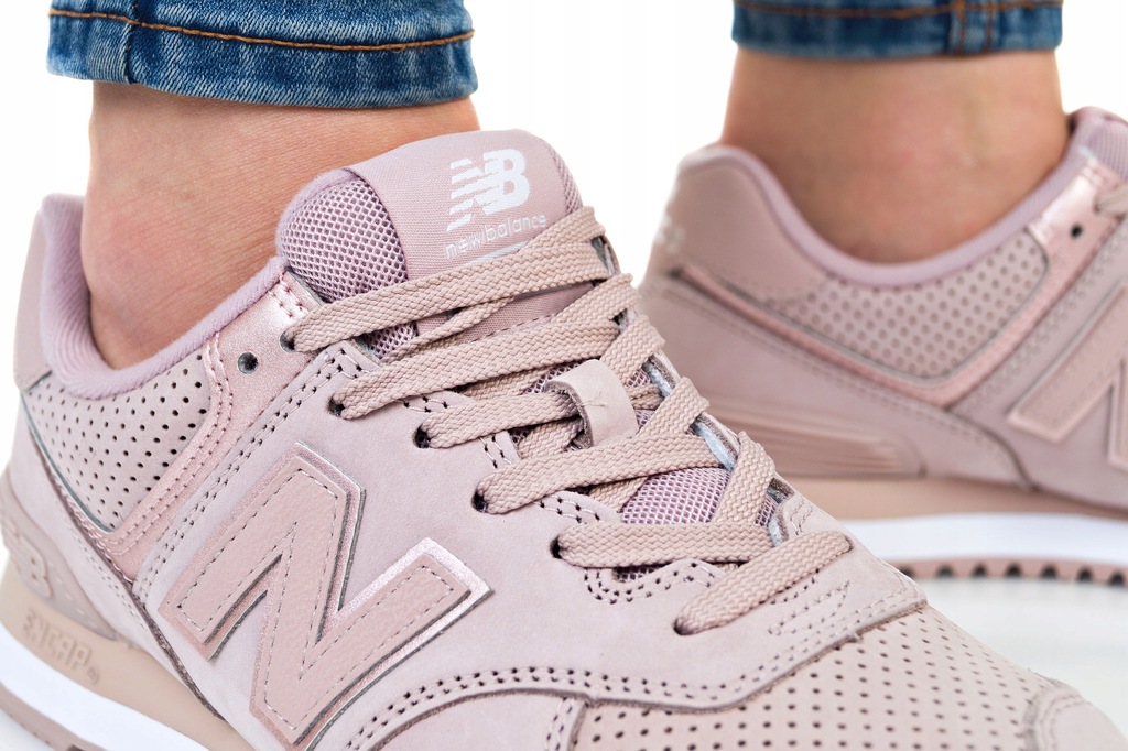 BUTY NEW BALANCE 574 DAMSKIE WL574NBM RÓŻOWE ZŁOTO - 7605068267