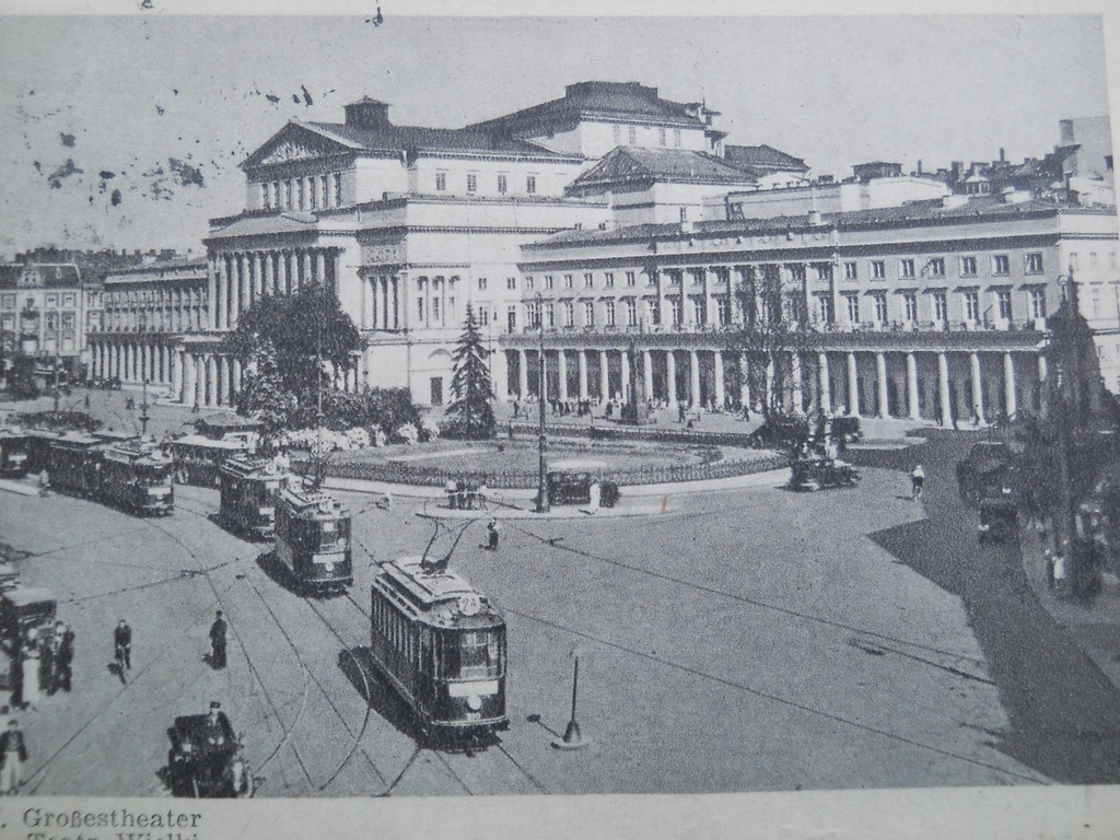 Warszawa - Teatr Wielki w czasie okupacji -1944 r