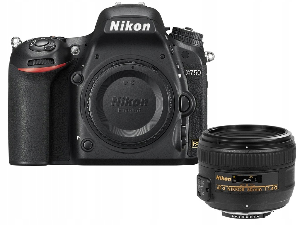 APARAT NIKON D750 + NIKKOR 50 mm 1.4 G