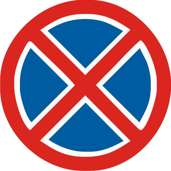 ZNAK DROGOWY znaki zakaz parkowania B 60cm - 5071698562 - oficjalne