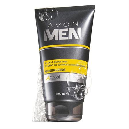 AVON Energetyzujący żel męski do golenia mycia twa