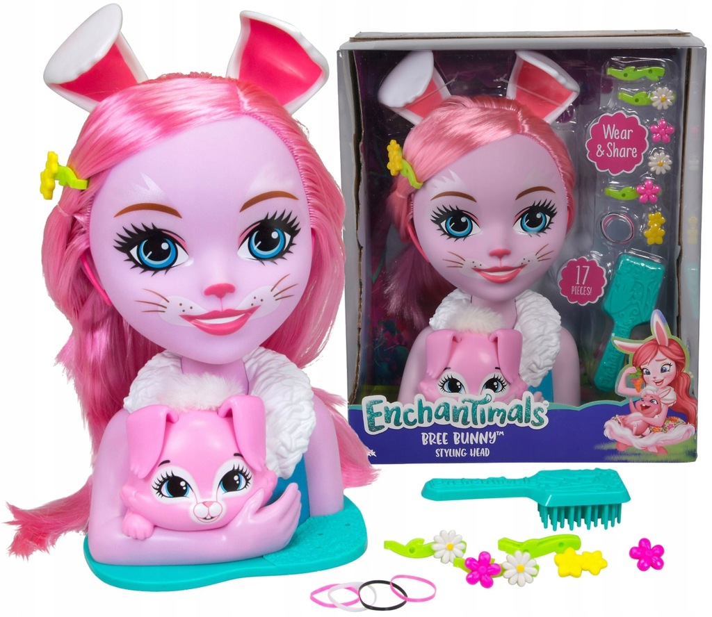 enchantimals bree bunny styling head