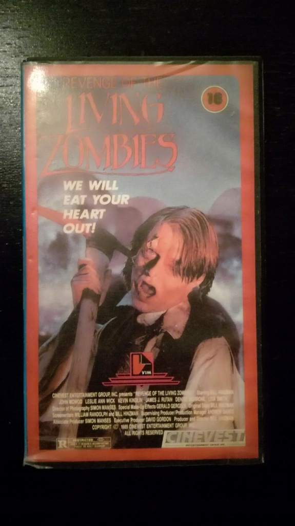 Zemsta Zombie VHS | Living Zombies VHS | RARYTAS