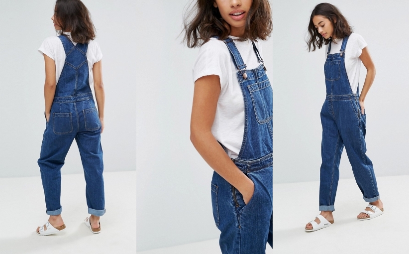 R8F104*PETITE JEANSOWE OGRODNICZKI DAMSKIE 36 D00