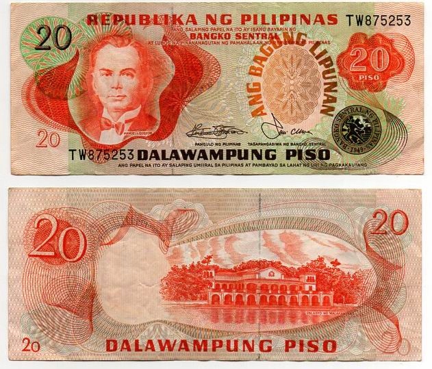 FILIPINY 1978-82 20 PISO
