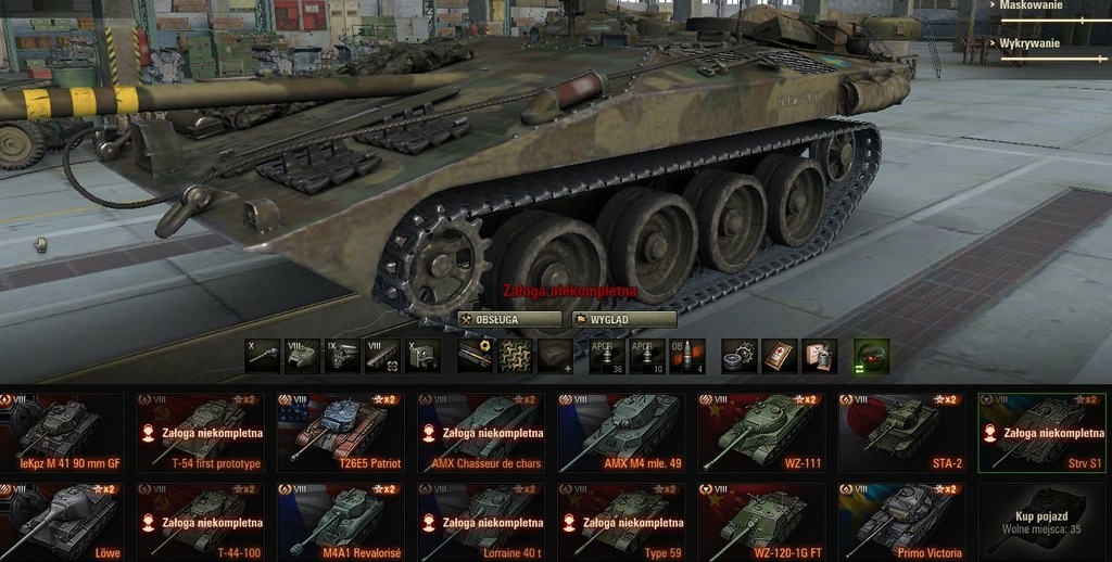 Konto WOT , 52 K BItew , 7per załoga, typ 59,907