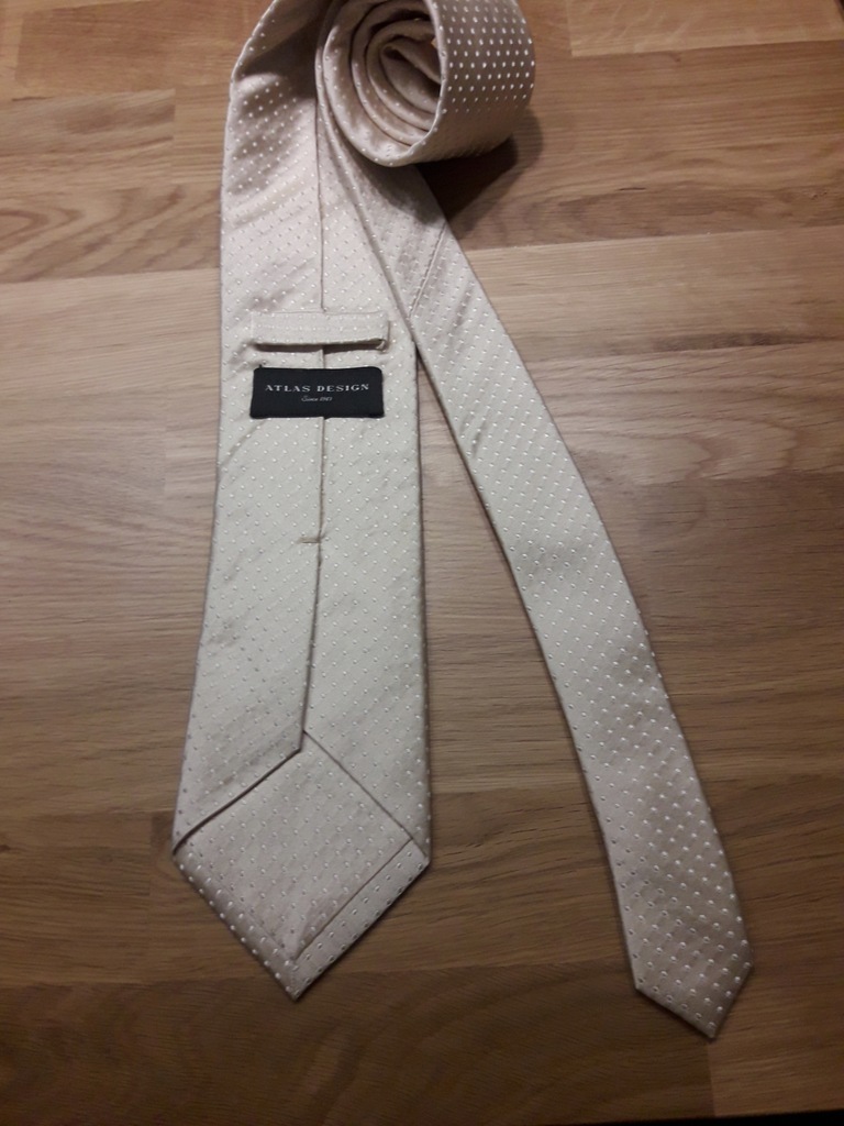 Krawat Atlas design jedwab