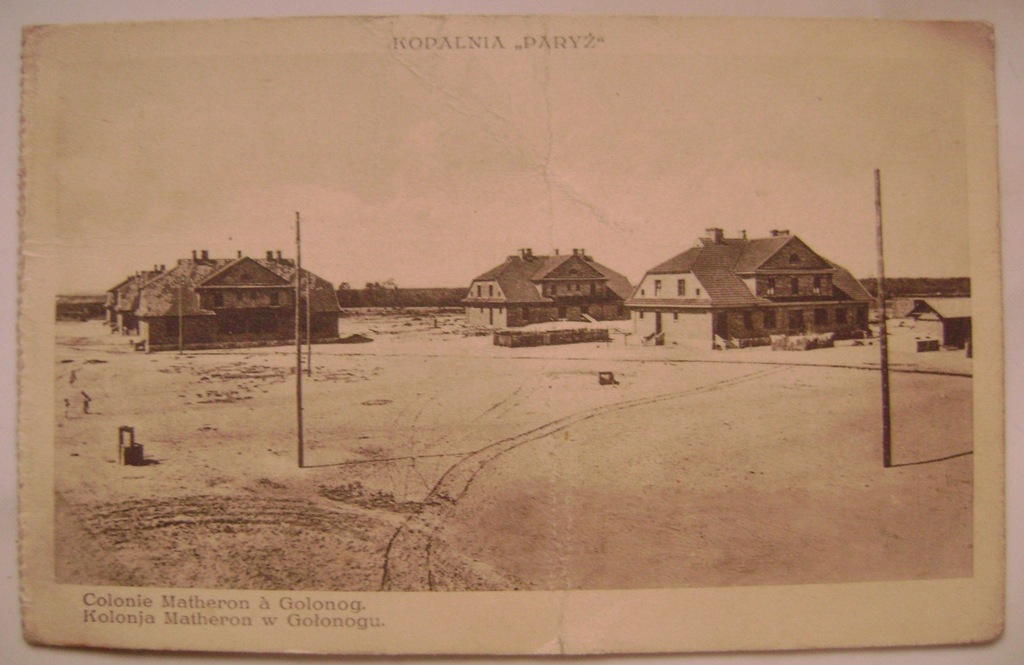 Dąbrowa Górnicza Gołonóg Kolonia Matheron