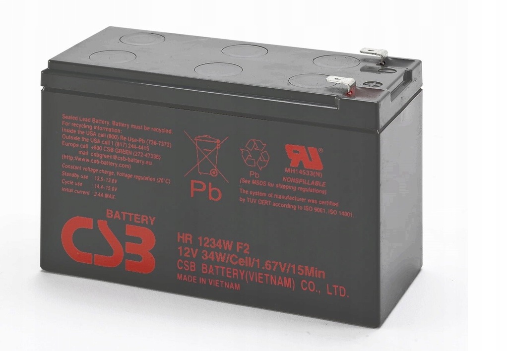 CSB HR1234WF2 12V 34WATT