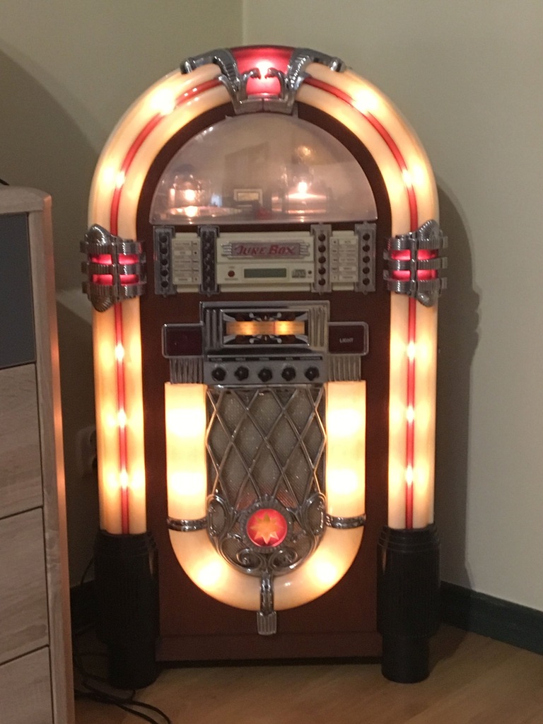 Szafa Grająca CD UKF/MW Kaseta ELTA Juke Box XXL