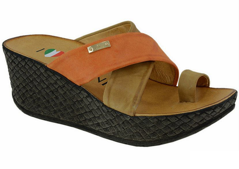 CARINII B2820 *dynia_37 Klapki _SMILE okazja-40%