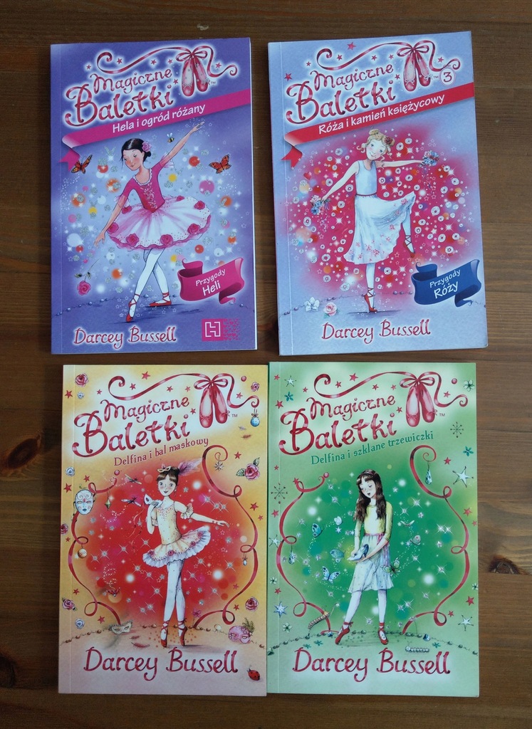Magiczne baletki Hela, Róża Delfina Bussell x 4