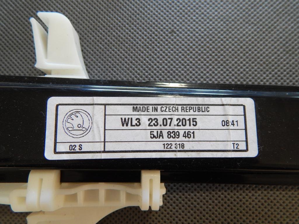 SKODA RAPID mechanism windows left rear part 5JA839461