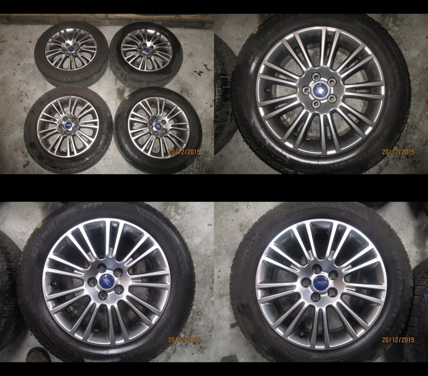 wheels discs tyres Ford Kuga R17 7MM