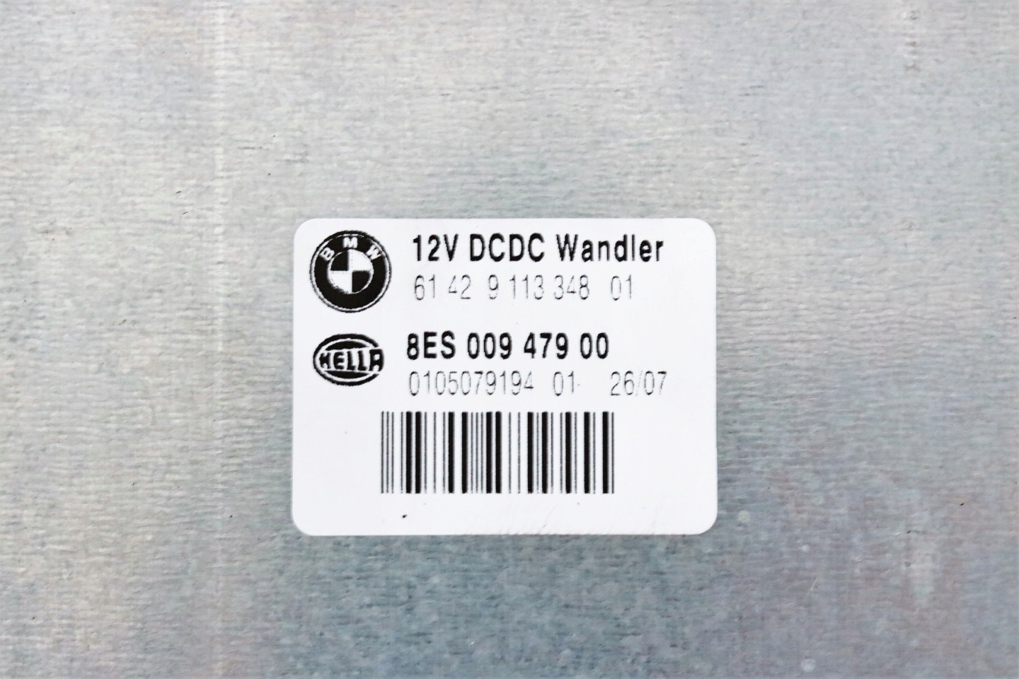 BMW E81 E87 E90 E91 E92 module control unit DC/DC 9113348