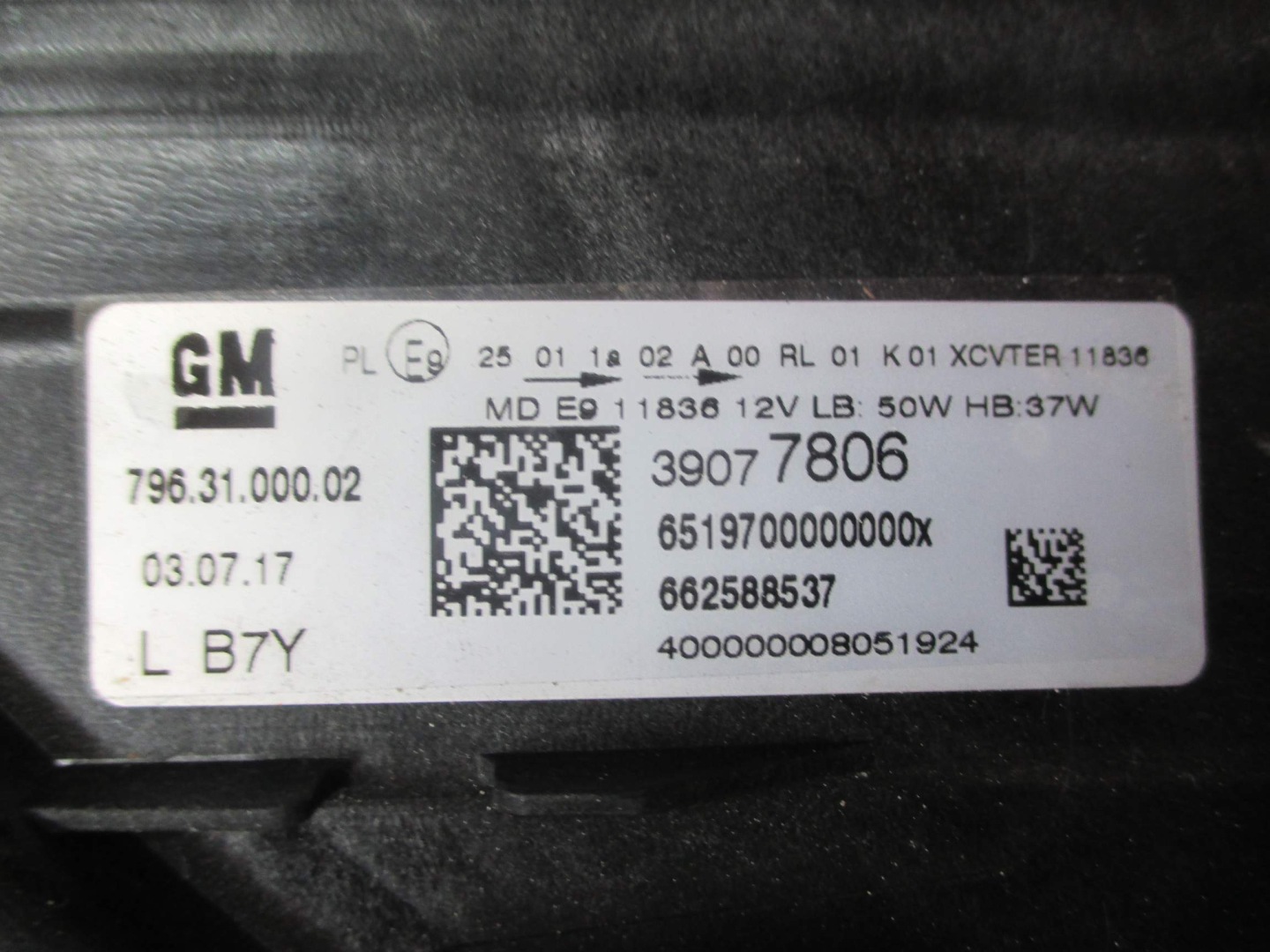 light left FULL LED OPEL ASTRA K V 2015R->