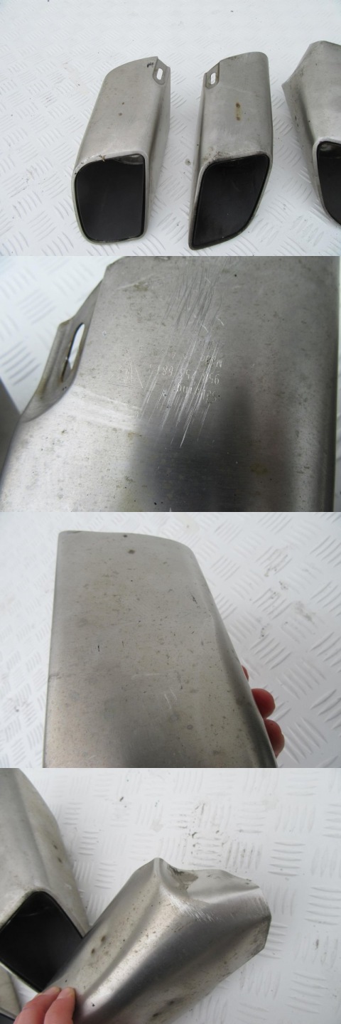 PORSCHE MACAN 95B TURBO exhaust pipe pipe end silencer rear part
