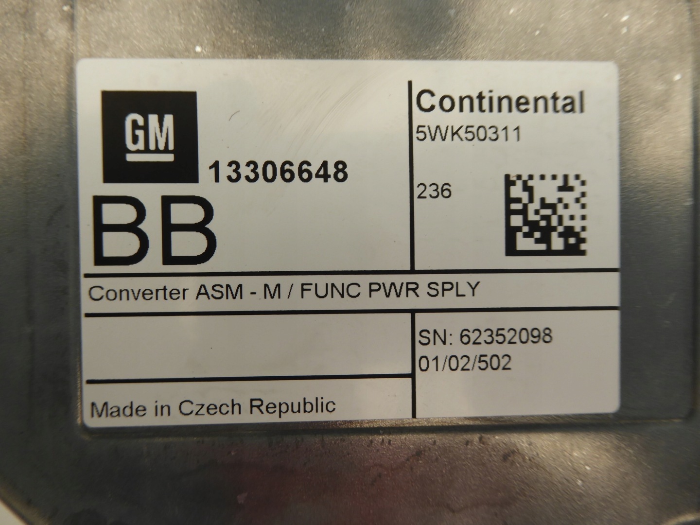 Module Navigation 13306648 OPEL ASTRA K 5