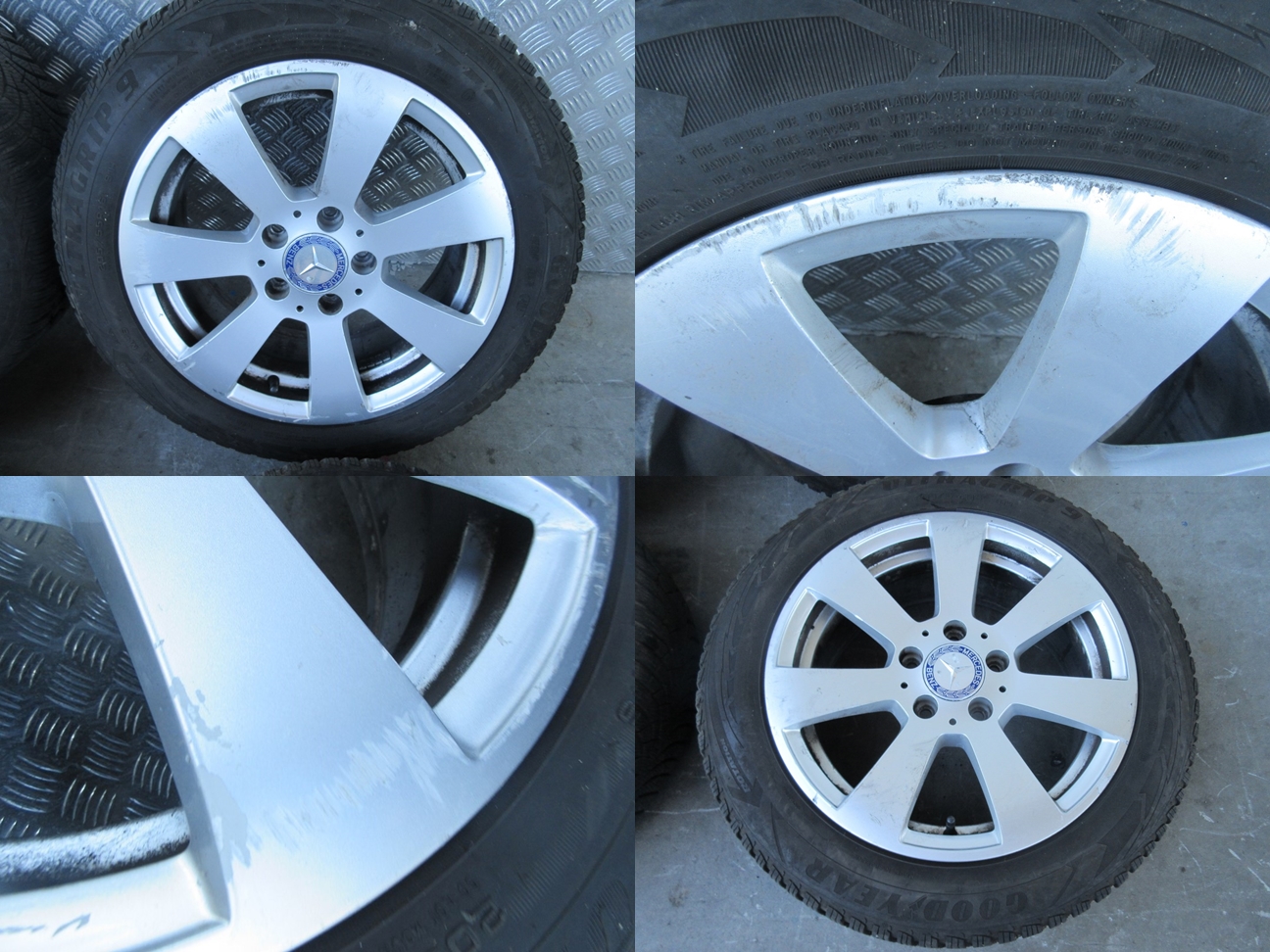 wheels discs tyres Mercedes B Klasa 246 R16 5MM M+S