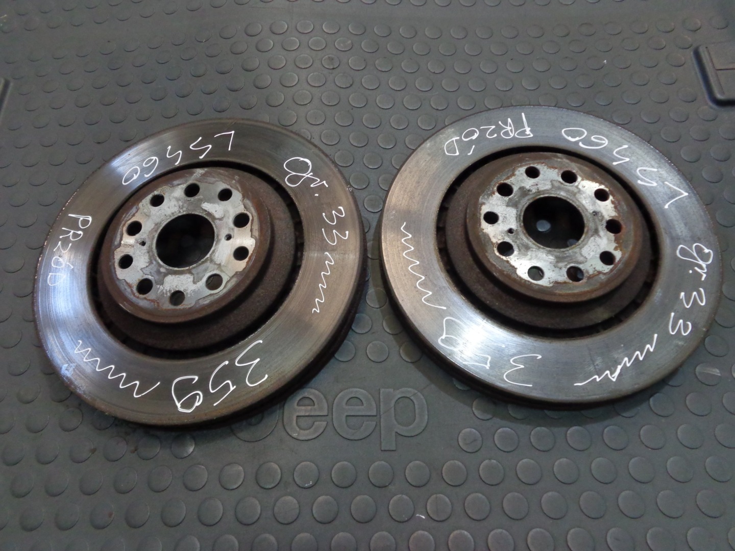 discs front KOMPLET 357MM LEXUS LS 460 LS460 07