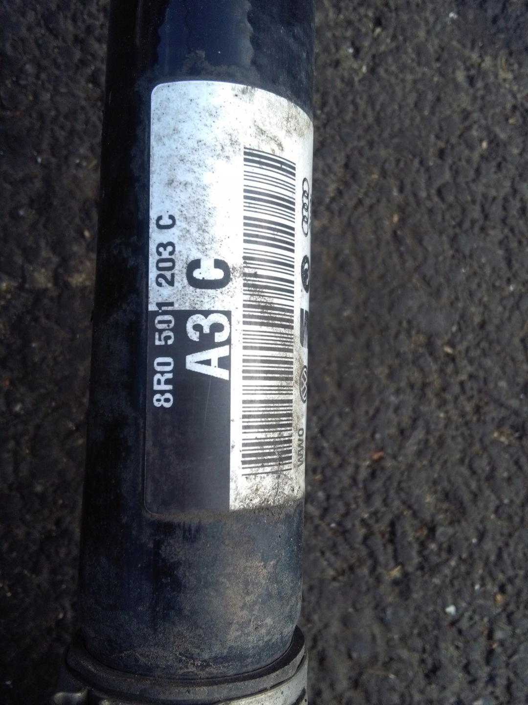 semi-axis rear part complete PRZEGUBY AUDI Q5 8R right left OE