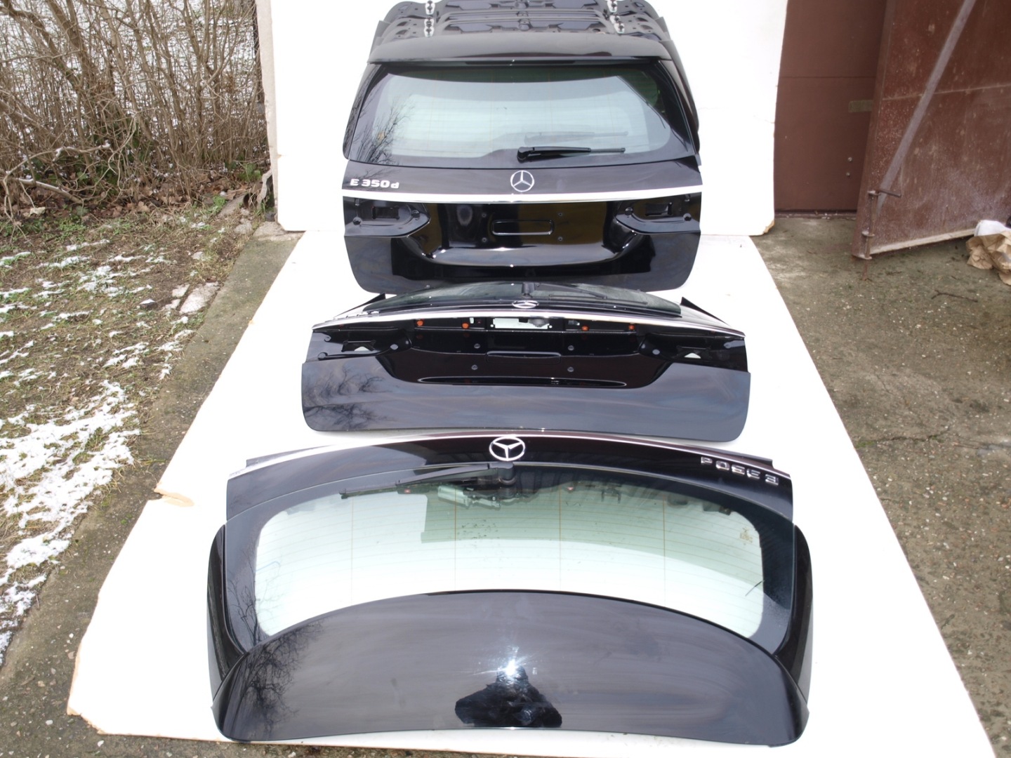 boot doors MERCEDES E 213 W213 KOMBI ORG as new black
