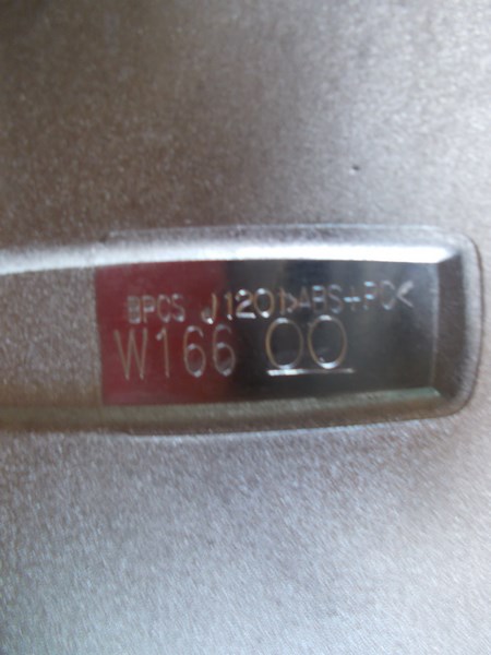 MOULDING CHROME FOR BUMPER REAR PART MERCEDES ML W166