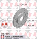 DISCS PADS ZIMMERMANN SPORT PEUGEOT CARGO 266 photo 2 - milautoparts-fr.ukrlive.com