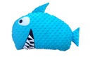 Хлопковая подушка Minky Shark Shark Fish 45x30