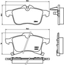 DISQUES SABOTS DE FREIN BREMBO AVANT - OPEL CORSA C 280MM photo 3 - milautoparts-fr.ukrlive.com