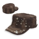 КЕПКА ПАТРУЛЬНАЯ С КОЗЫРЬКОМ K46C, КОРИЧНЕВАЯ