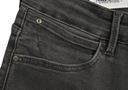 WRANGLER nohavice JEANS grey high SKINNY W24 L32 Dominujúci vzor bez vzoru