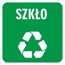 Naklejka NS26 segregacja odpadów śmieci 18x18 cm