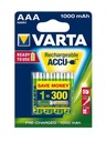 4 батарейки VARTA READY2USE R3 AAA 1000 мАч