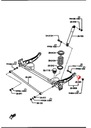MAZDA MPV LW 99-06 BUSHING BEAM WZDLUZNEJ REAR photo 3 - milautoparts-fr.ukrlive.com