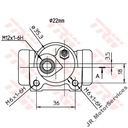 TRW CILINDRE DROITE RENAULT 21 R21. photo 2 - milautoparts-fr.ukrlive.com