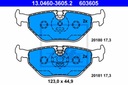 DISCS PADS ATE REAR FOR - BMW 3 E46 276MM photo 3 - milautoparts-fr.ukrlive.com